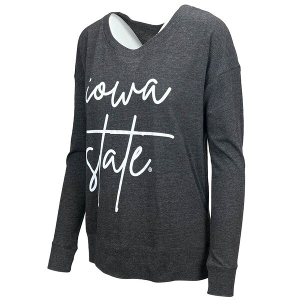 Chicka-D Women's Iowa State Black Long Sleeve Tunic